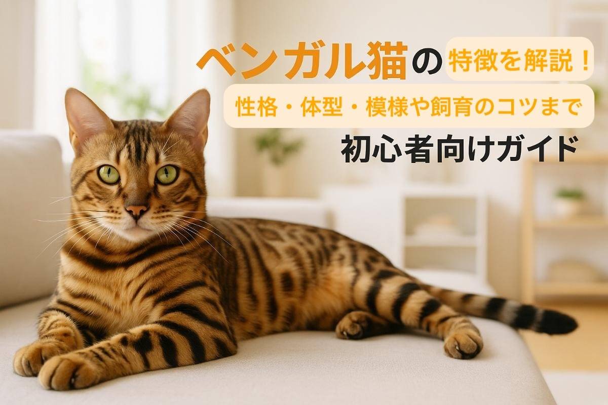 ベンガル猫の特徴を解説！性格・体型・模様や飼育のコツまで初心者向けガイド