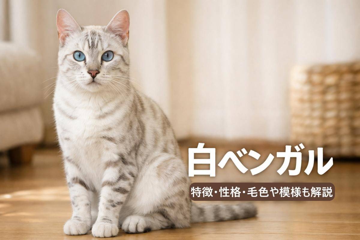 白ベンガルの特徴や性格と毛色や模様全種類を徹底解説！価格相場もわかる