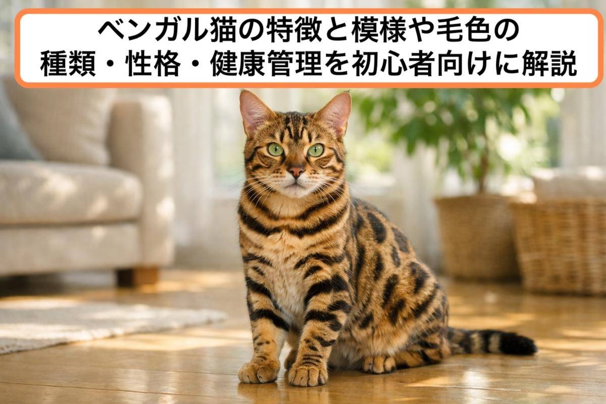 ベンガル猫の特徴と模様や毛色の種類・性格・健康管理を初心者向けに解説