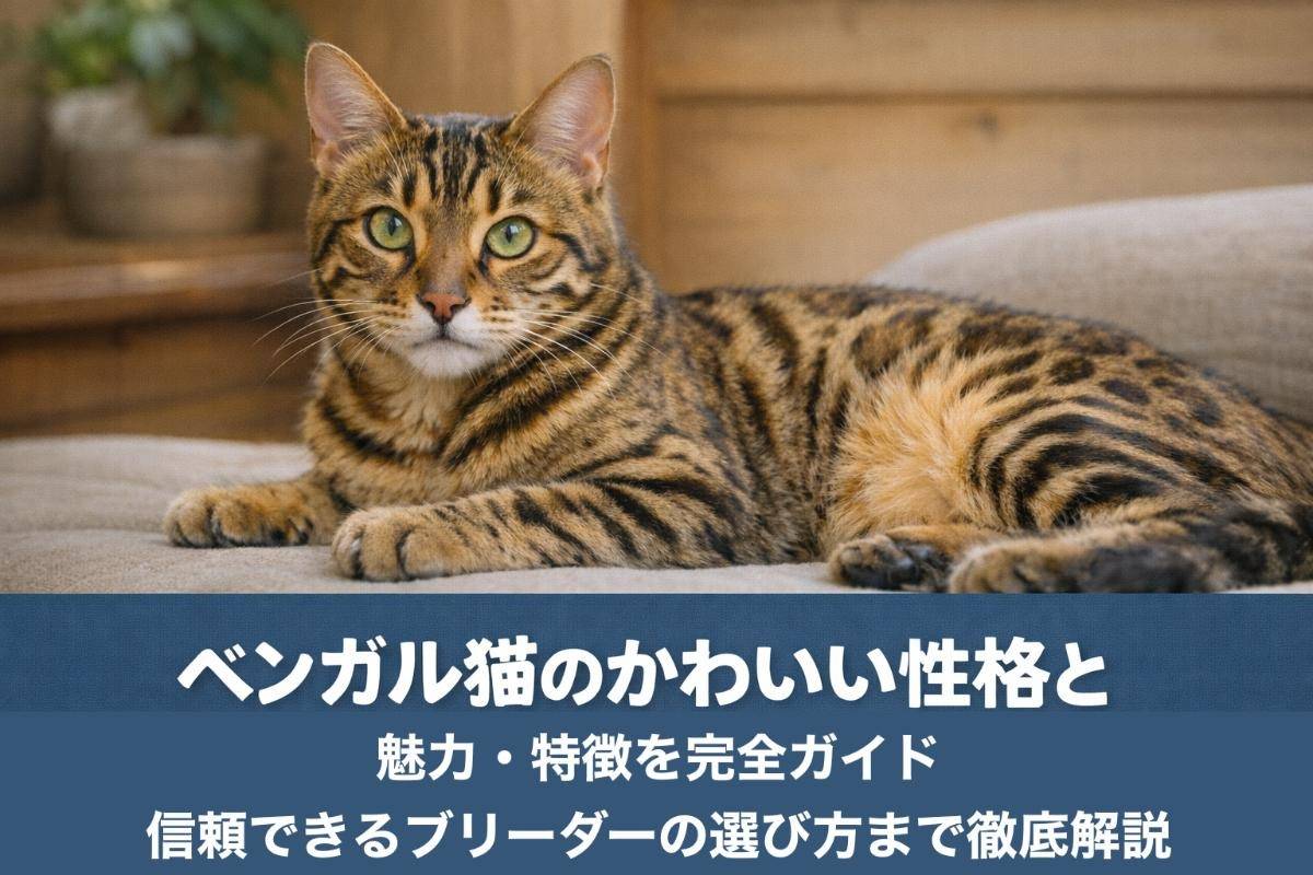 ベンガル猫のかわいい性格と魅力・特徴を完全ガイド｜信頼できるブリーダーの選び方まで徹底解説
