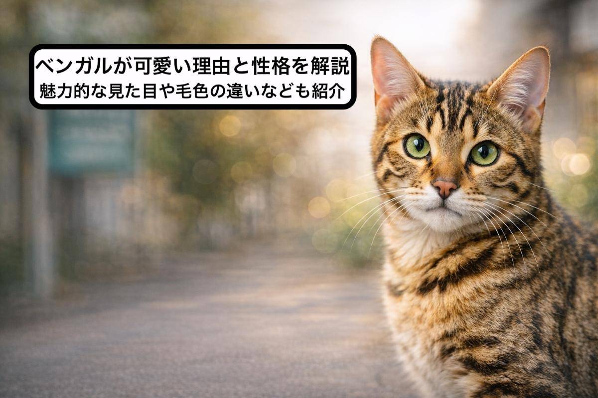 ベンガルが可愛い理由と性格を解説｜魅力的な見た目や毛色の違いなども紹介